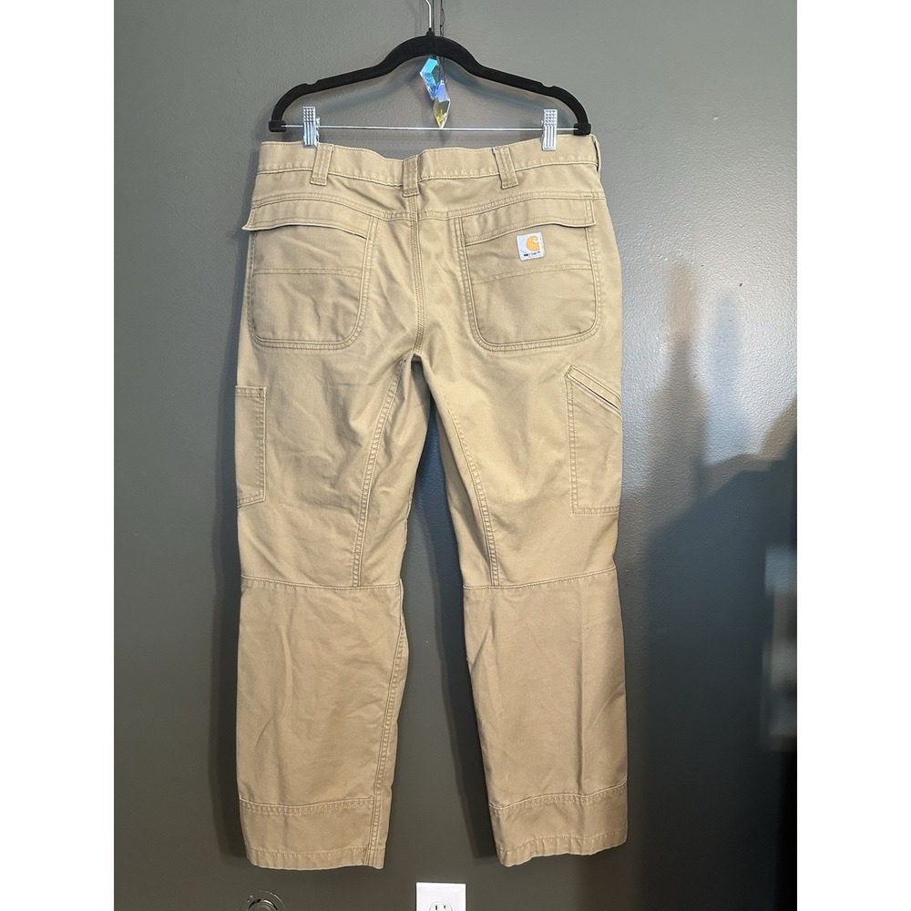 Carhartt Full Swing Relaxed Fit Work Pants Tan 38 X 30 - Picture 7 of 9